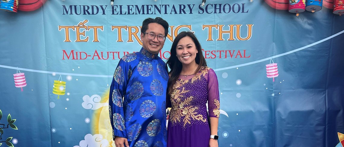 Dr. Michele Luong, Principal & Mr. Thao To, Assistant Principal